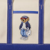 Polo Bear Canvas Mini Shopper Tote Bag