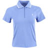 Women's Cable Jacquard 1/4 Zip Polo