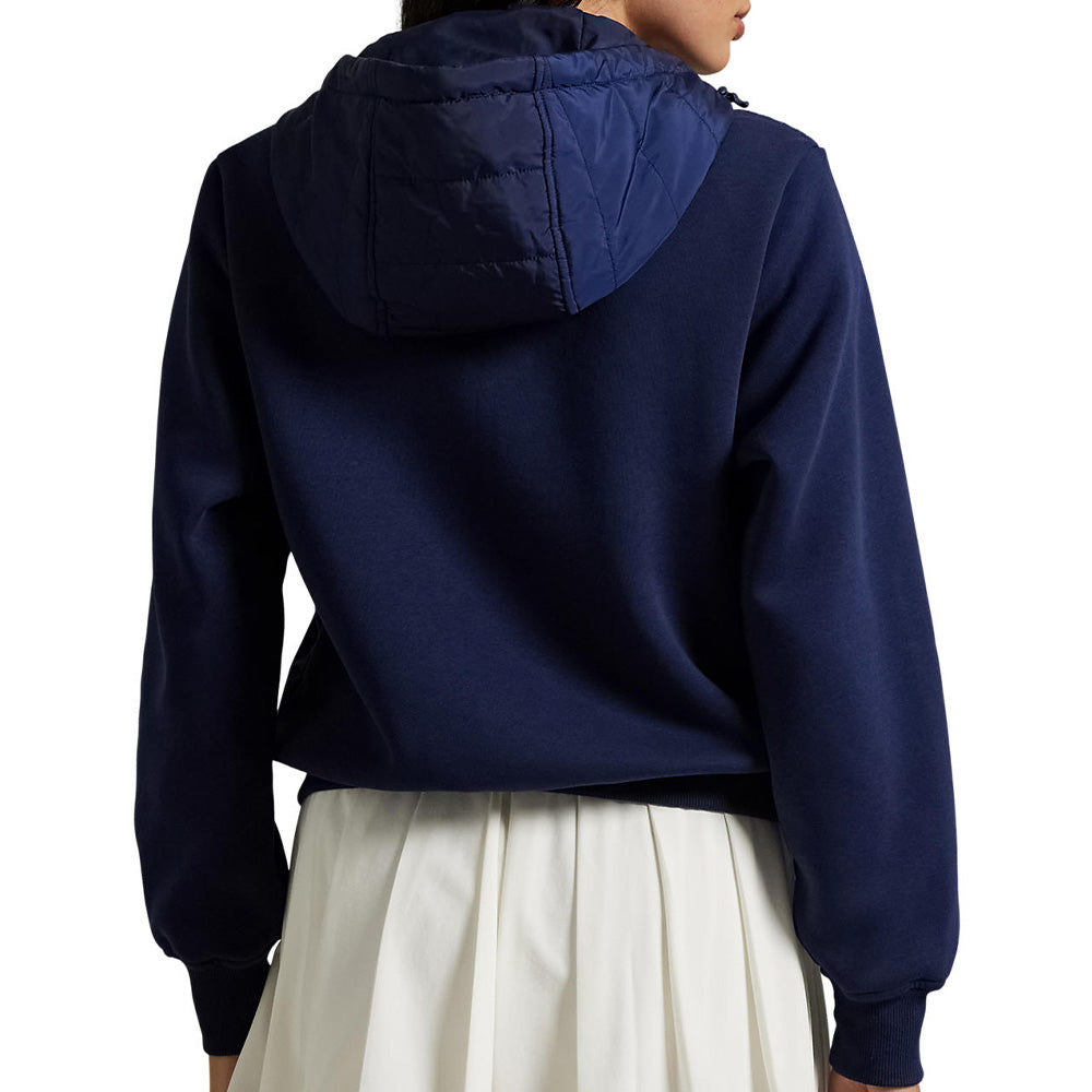 Women's Hybrid Fleece-Quilted Sweatshirt