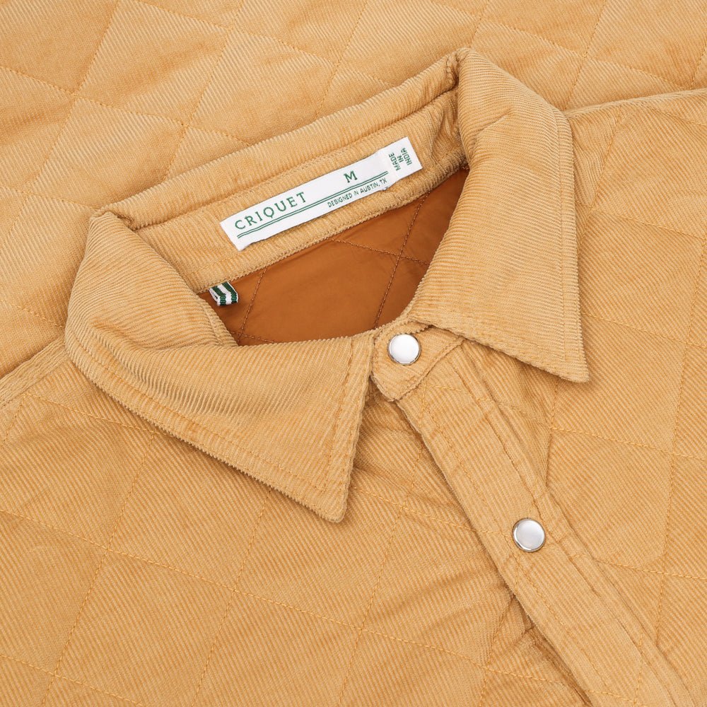 Corduroy Quilted Shacket - Fairway Styles