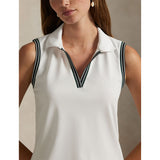 Women's Slim Fit Sleeveless Polo
