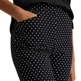 Women's Polka-Dot Stretch-Twill Pants