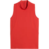Women's Nylon Sport Sleeveless Mock Neck Top