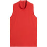 Women's Nylon Sport Sleeveless Mock Neck Top