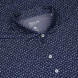 Performance Jersey Polo - Marina Print
