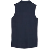 Women's Houndstooth Sleeveless Polo