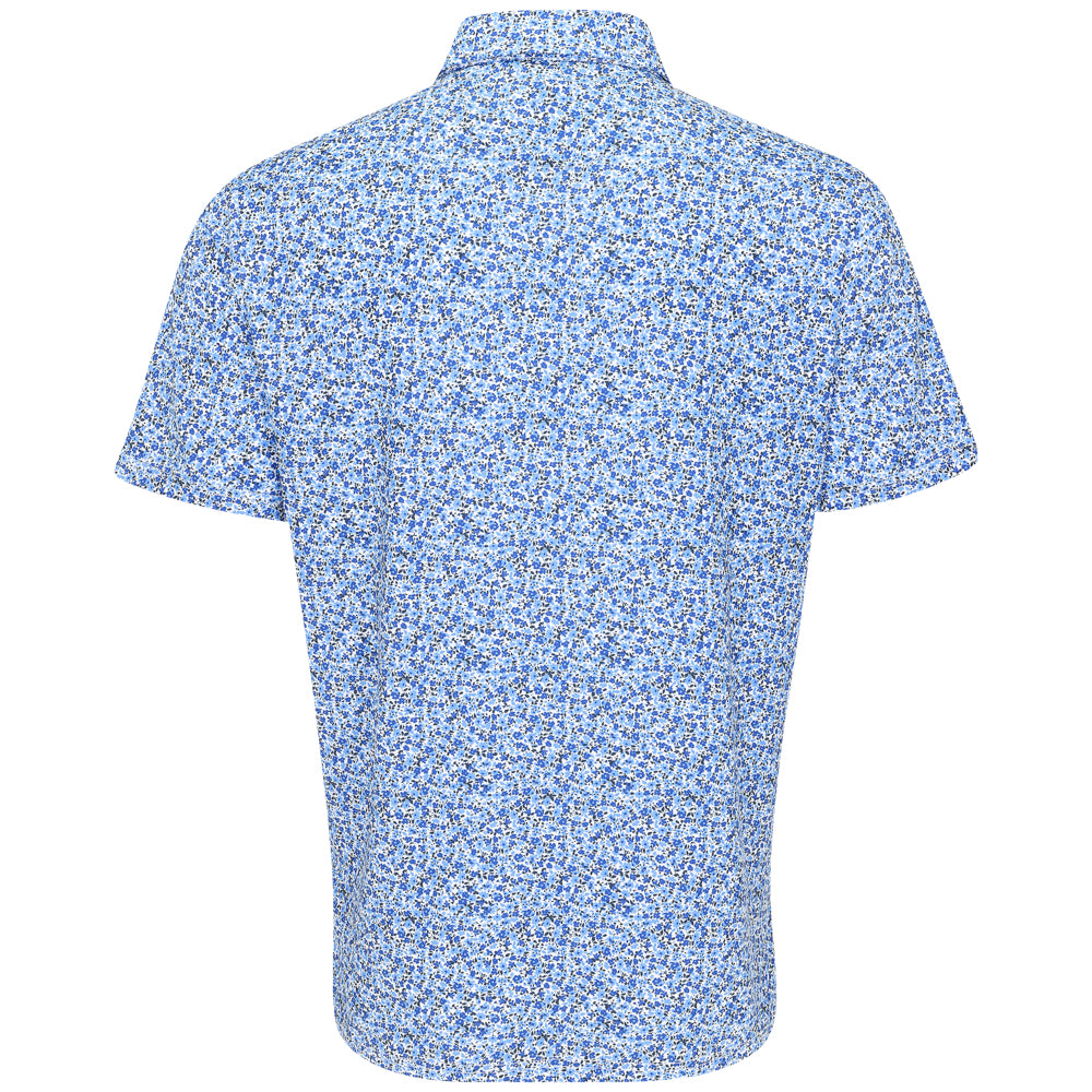 Lightweight Airflow Print Polo