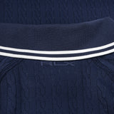 Women's Cable Long Sleeve 1/4 Zip Polo