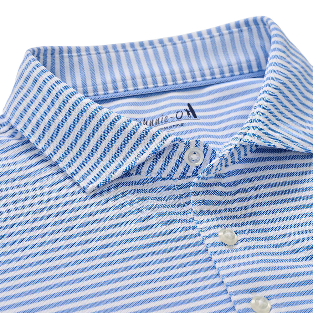 Performance Mesh Polo - Stetson Stripe