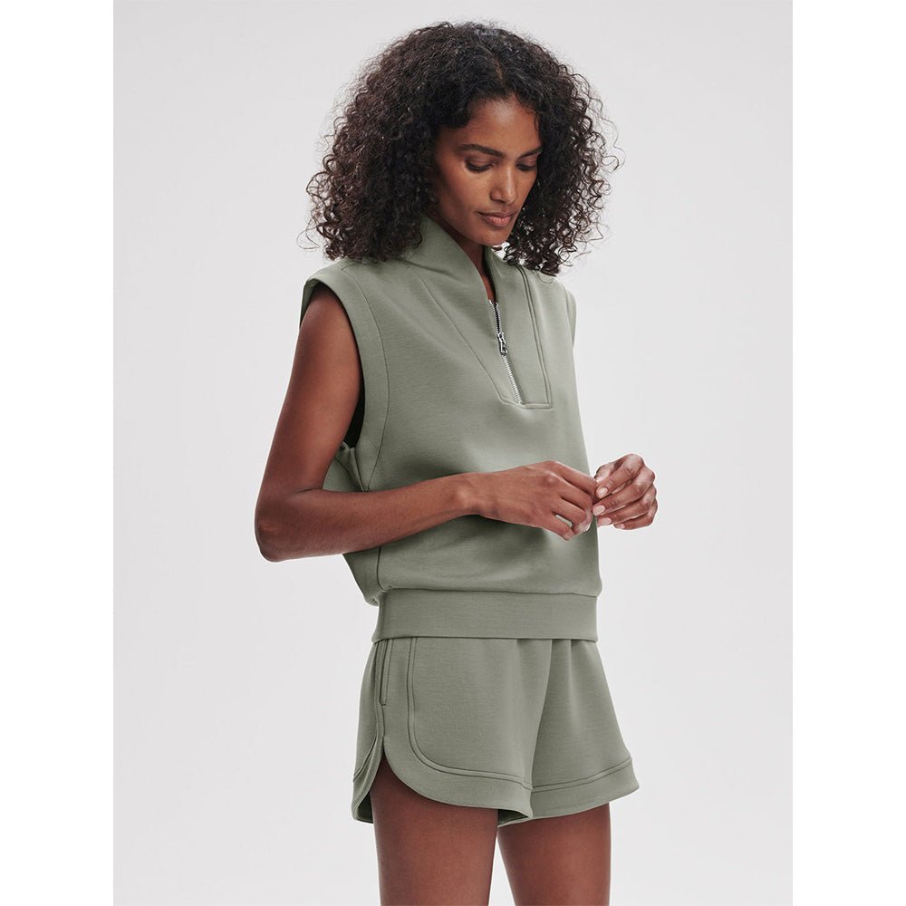 Women's Loretta Sleeveless 1/2 Zip Sweatshirt - Fairway Styles