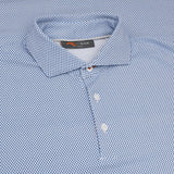 Hollow Pima Print Polo - Fairway Styles