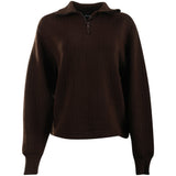 Women's Cable Quilted 1/4 Zip Pullover
