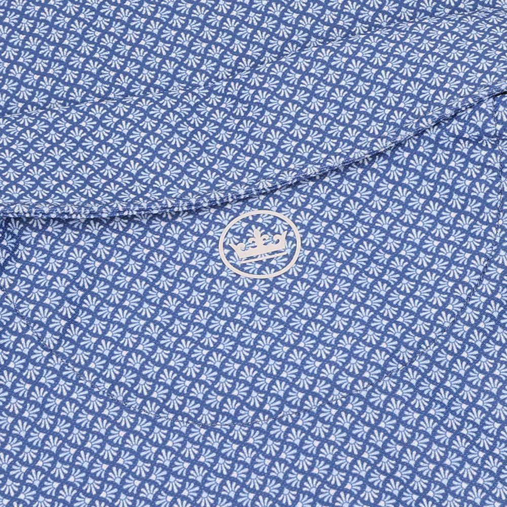 Women's Palmetto Palms Banded Sport Mesh Sleeveless Button Polo - Fairway Styles