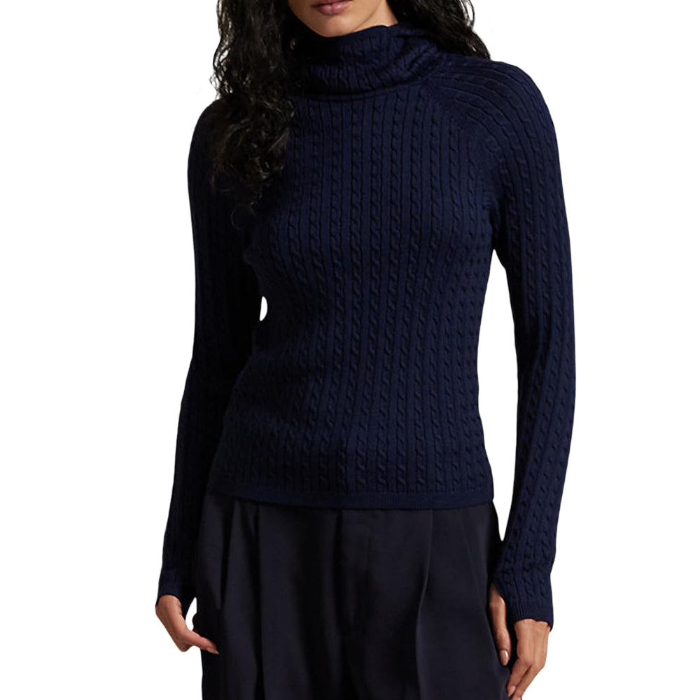 Women's Cable-Knit Snood Pullover