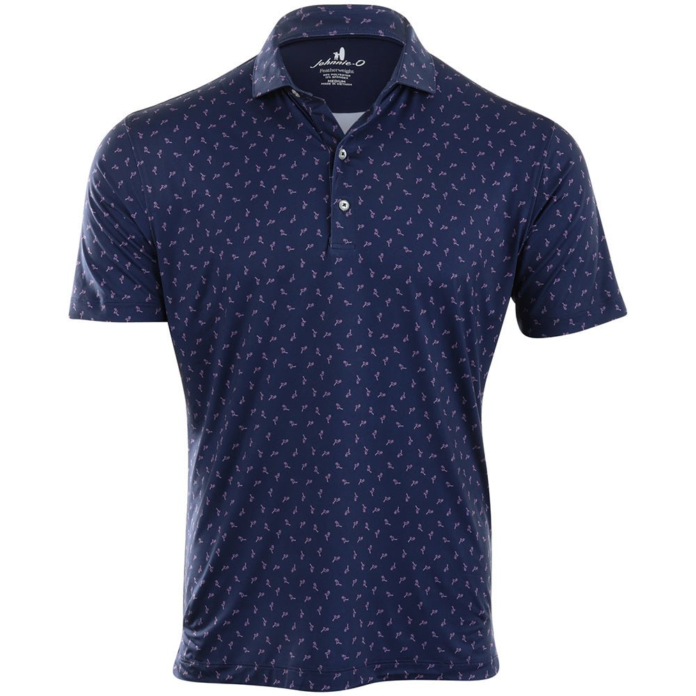 Performance Featherweight Polo - Neon 'Mingo Print