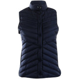 Women's V-Down Quilted Stretch Tech Interlock Vest