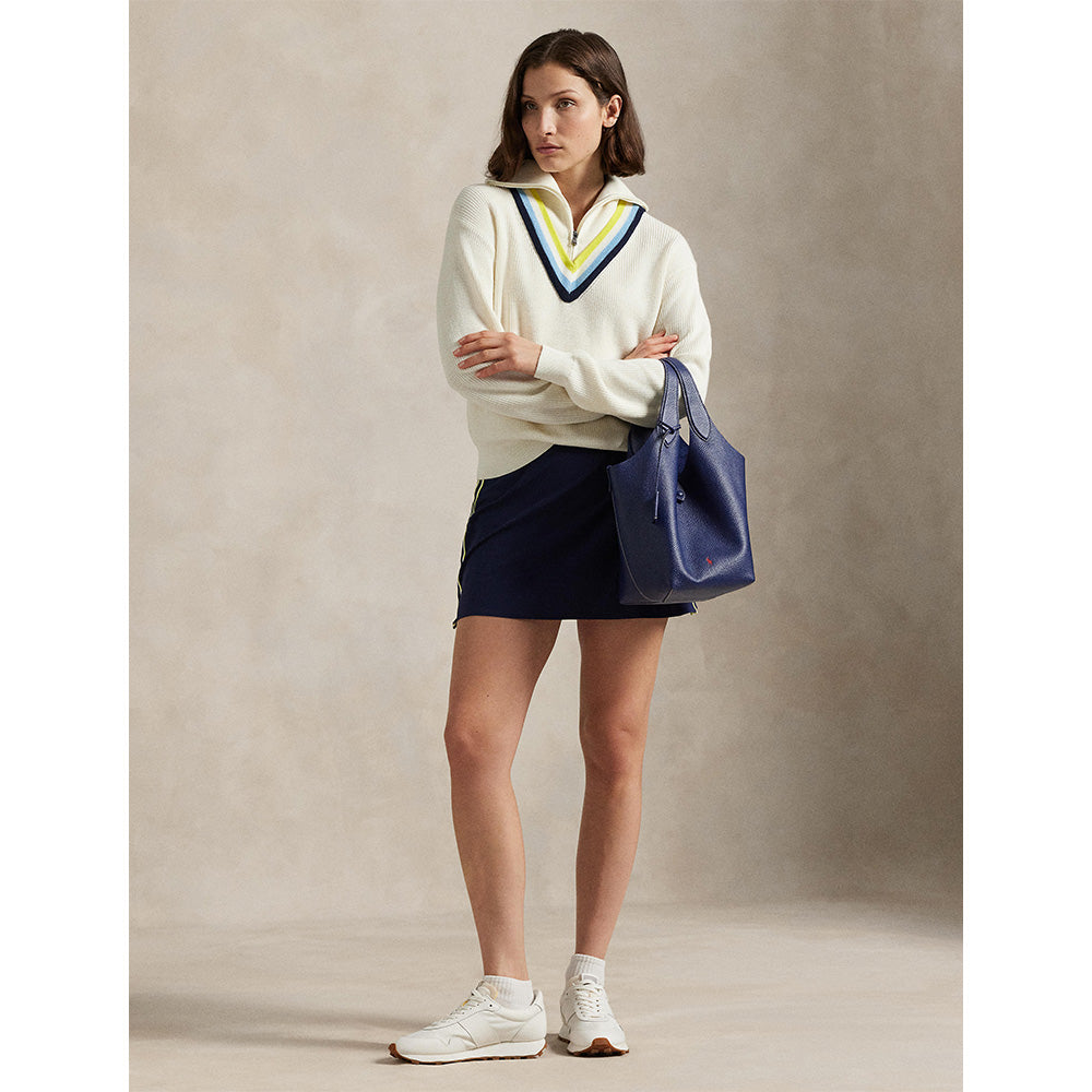 Women's 1/4 Zip Cricket Sweater