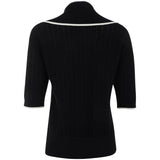 Women's Arney Knit Half Sleeve 1/2 Zip Polo