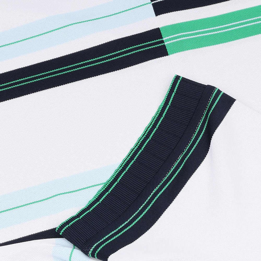 Women's Engineered Stripe Tech Pique Polo