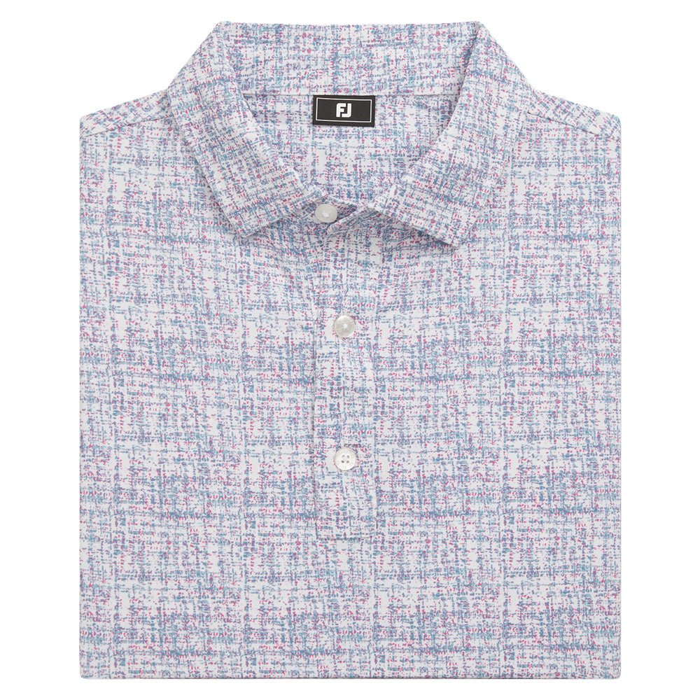 Tweed Print Polo - Fairway Styles