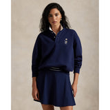 Women's Polo Bear Fleece Long Sleeve Polo