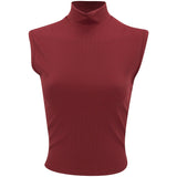 Women's Manhattan Sleeveless Mock Neck Top