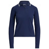 Women's Cable Long Sleeve 1/4 Zip Polo - Fairway Styles
