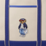 Polo Bear Canvas Small Shopper Tote Bag