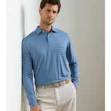 Featherweight Stripe Long Sleeve Polo