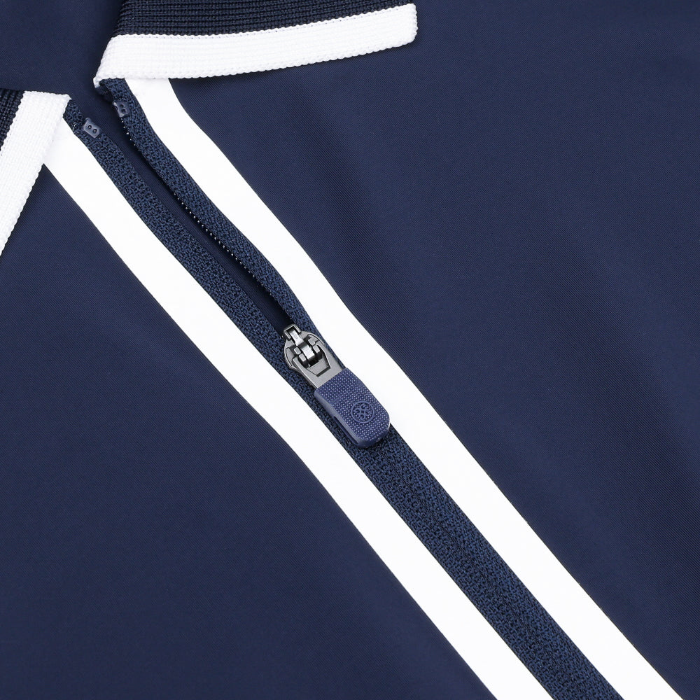 Women's Silky Tech Nylon Long Sleeve 1/4 Zip Polo