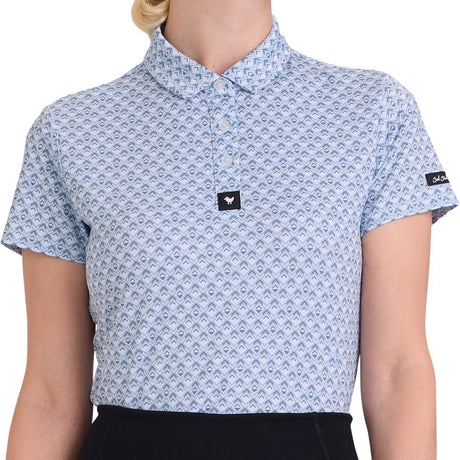 Women's Geo Frost Polo - Fairway Styles