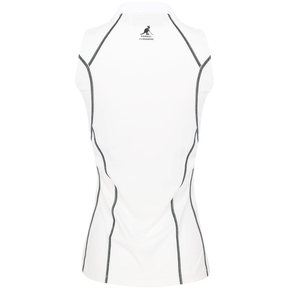 Women's Emmie Sleeveless 1/4 Zip Polo - Fairway Styles