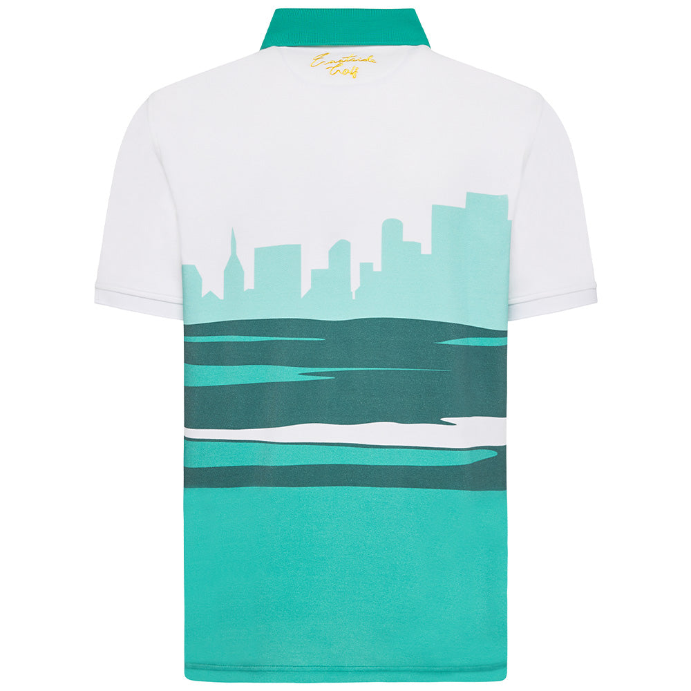 Graphic Pique Polo