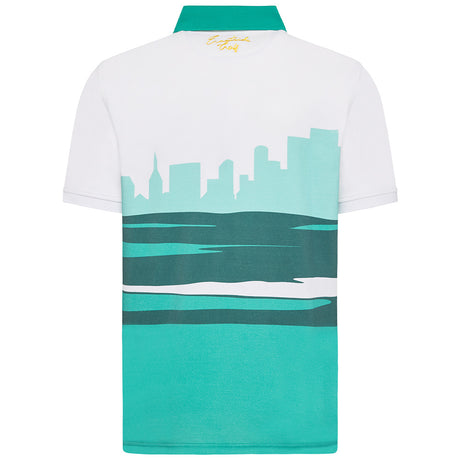 Graphic Pique Polo