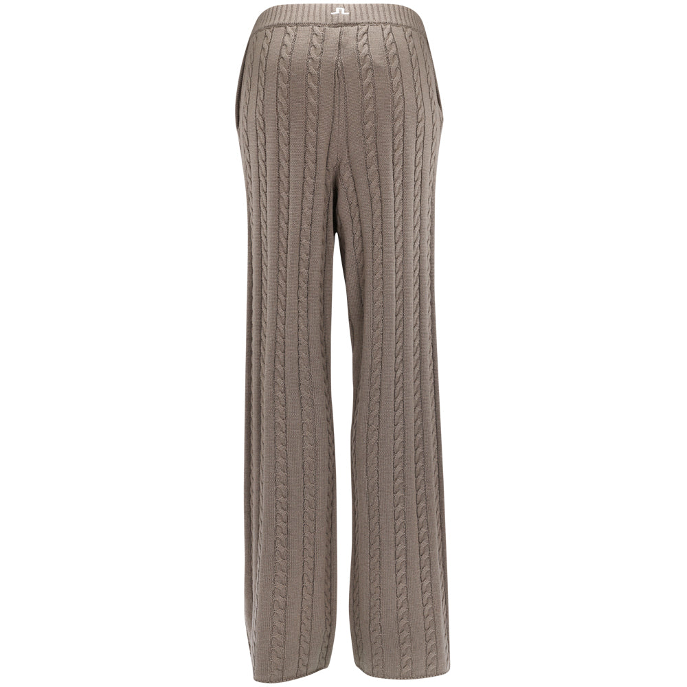 Women's Kiana Cable Knit Wool Pants