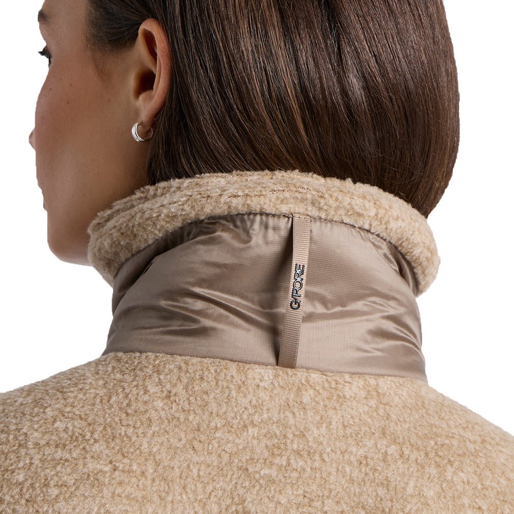 Women's Reversible Fleece & Nylon Hybrid Jacket