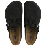 Boston Soft Footbed Suede Leather Shoes - Fairway Styles