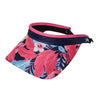 Women's Print Visor With Adjustable Coil