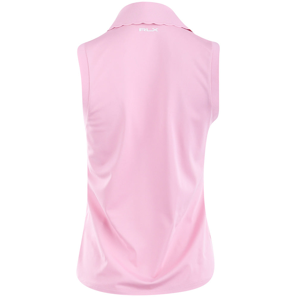 Women's Air Tech Sleeveless Scallop Placket Polo