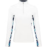 Women's The Desiree Long Sleeve 1/4 Zip Mock Neck Top - Fairway Styles