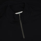 Collegiate 1/4 Zip Stand Collar Sweatshirt