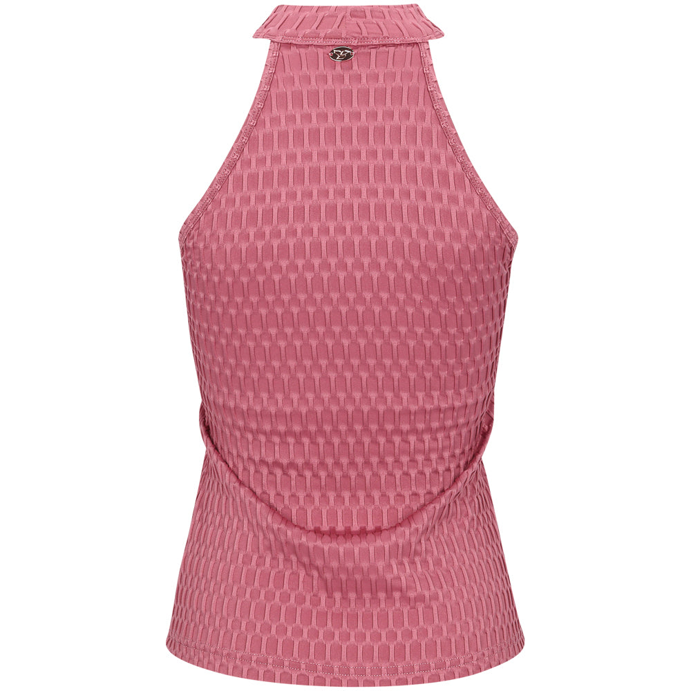 Women's Athena Sleeveless Mock Neck Polo