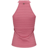 Women's Athena Sleeveless Mock Neck Polo