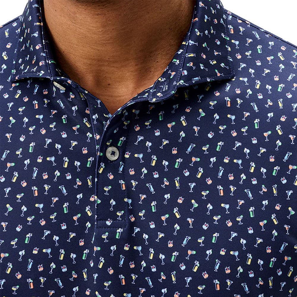 Performance Jersey Polo - Pop Tails Print