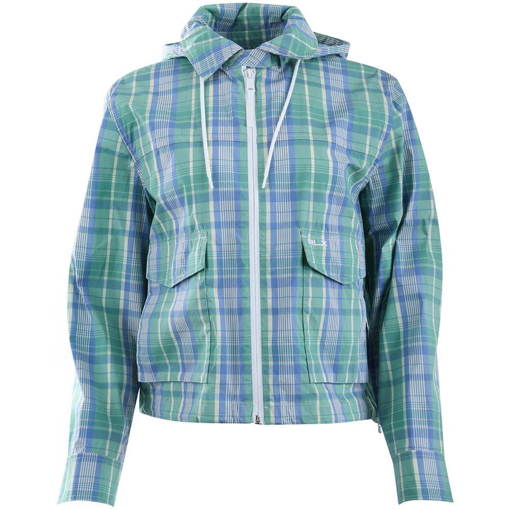 Women's Cotton Woven Madras Rain Jacket