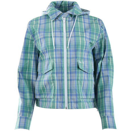 Women's Cotton Woven Madras Rain Jacket