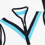 Women's The Hannah Multi - Chevron Sleeveless 1/4 Zip Blade Polo - Fairway Styles