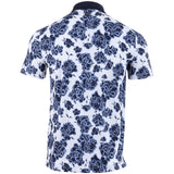 Floral Print Tech Jersey Polo