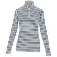 Women's The Simone Striped Long Sleeve 1/4 Zip Top - Fairway Styles