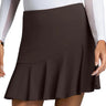 Women's Solid Flounce Skort